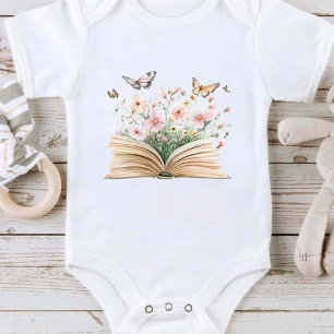 A New chapter storybook Baby Shower Bodysuit