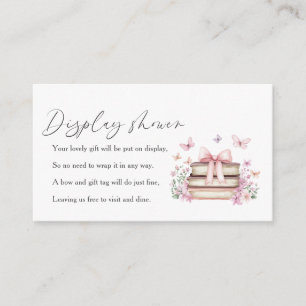 A new Chapter Storybook Baby Shower Display Shower Enclosure Card