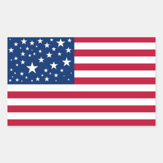 A New Constellation for the American Flag Rectangular Sticker