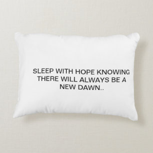 A new dawn has come decorative cushion