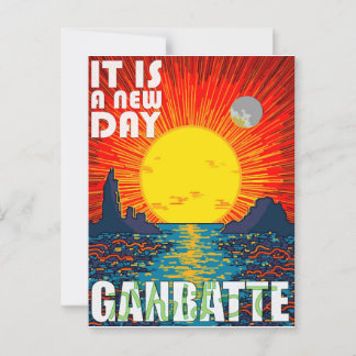 A new Day - Keep going! Postcard