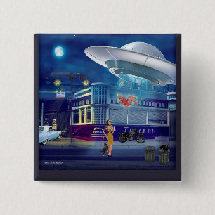 A New Flight Attendant 15 Cm Square Badge