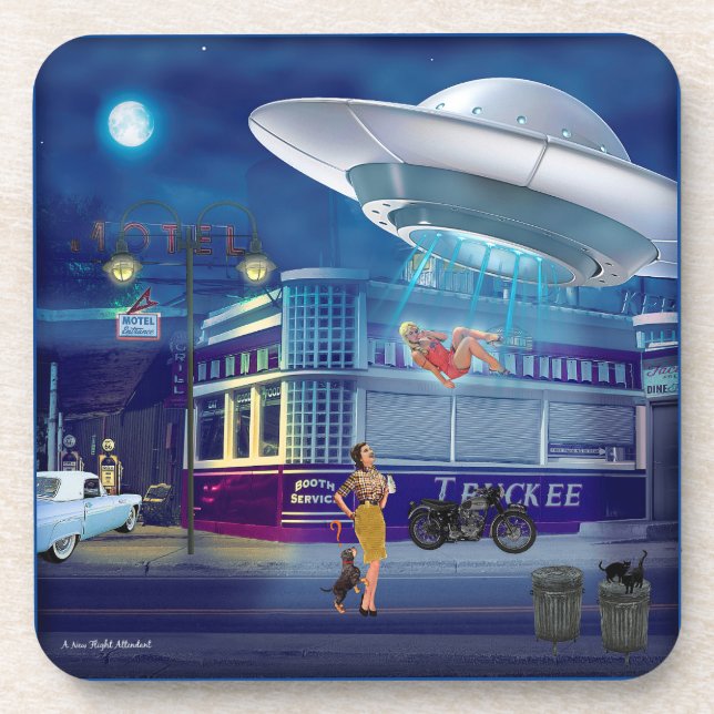 A New Flight Attendant Coaster (Front)