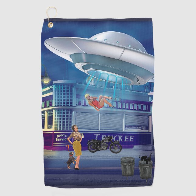 A New Flight Attendant Golf Towel (Front)