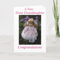 A New Great granddaughter