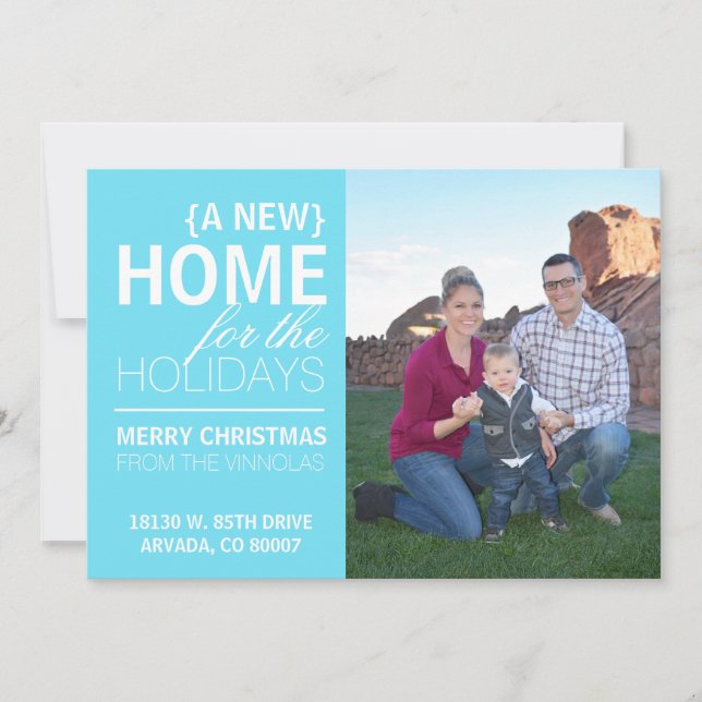 A new home for the holidays card (Front)