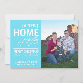 A new home for the holidays card