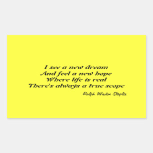 A new hope rectangular sticker