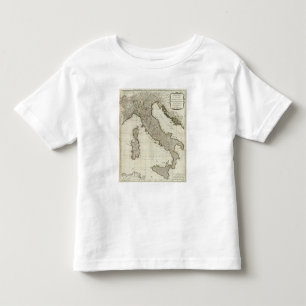 A new map of Italy with the islands of Sicily Toddler T-Shirt
