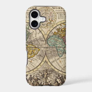 A new map of the whole world with trade winds