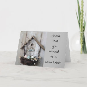 "A NEW NEST" SO HAPPY FOR YOU AND YOUR NEW HOME CARD