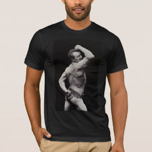 A New Pose by StrongMen Eugen Sandow Bodybuilding T-Shirt