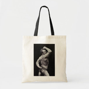A New Pose by StrongMen Eugen Sandow Bodybuilding Tote Bag