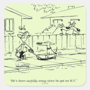 A New Ride Square Sticker