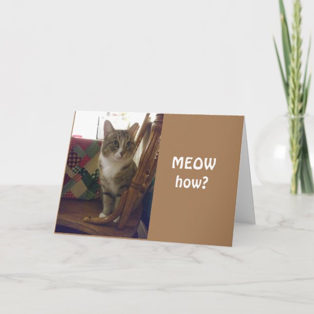 A NEW TEENAGER TURNS ***13***  CARD (Front)