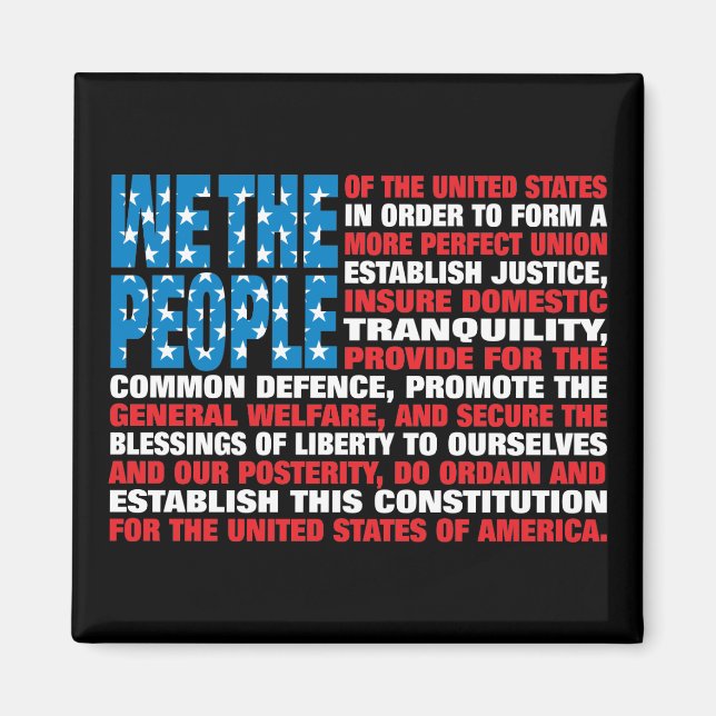 A New Twist on Old Glory Magnet (Front)