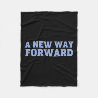 A New Way Forward Kamala Harris Wheimer 2024 Presi Fleece Blanket