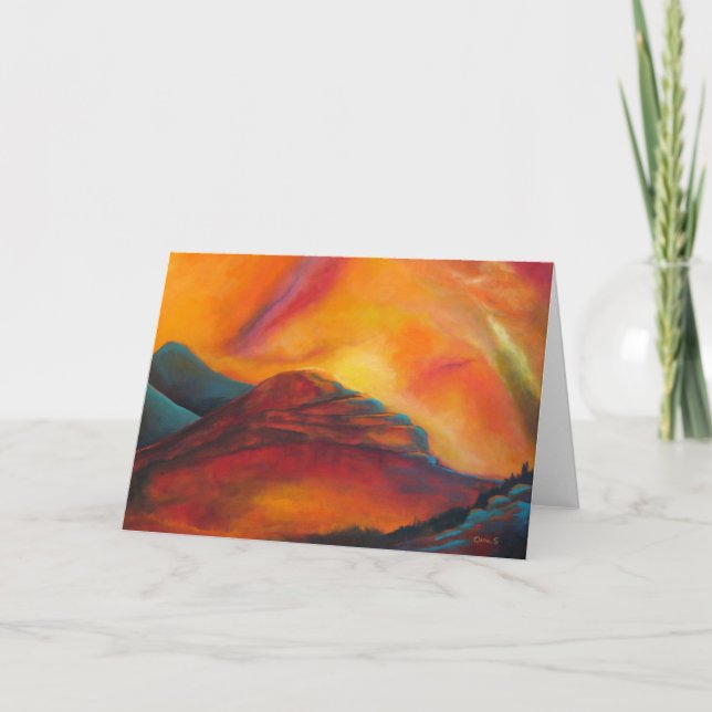 A NEW WORLD - Greeting card (Front)