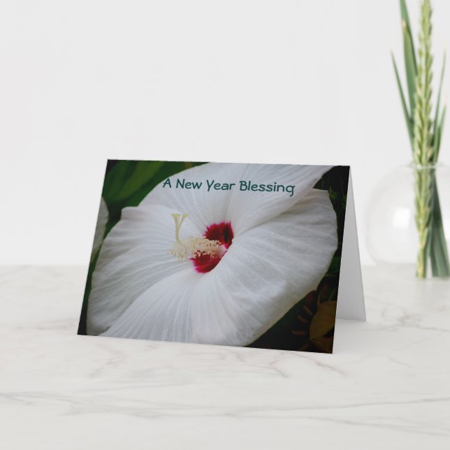 A New Year Blessing Holiday Card (Front)