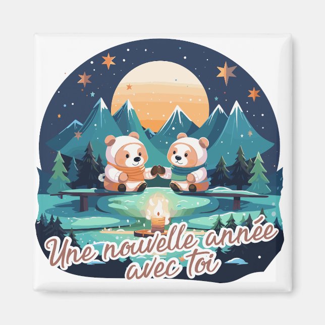 A New Year with You Magnet (Front)