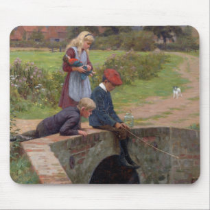 A Nibble, 1914 (oil on panel) Mouse Pad