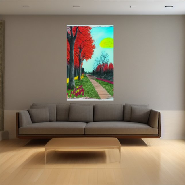 A nice day in the park | AI Art Poster (Creator Uploaded)