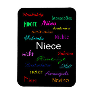 "A Niece's Birthday I" Customisable Magnet