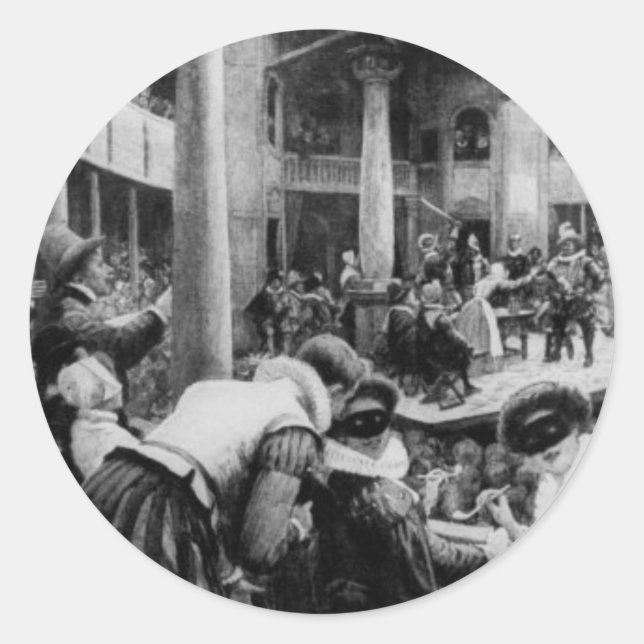 A Night at the Globe Stickers (Front)