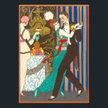 A Night in Decadent Paris Art Deco Print<br><div class="desc">A Night in Decadent Paris print. Art Deco print from 1914. French artist Georges Barbier was one of the great illustrators working in Paris France in the 1920s. He frequently depicted scenes of Parisian nightlife. A night in decadent Paris features a French couple dancing at a party. The woman wears...</div>
