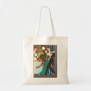 A Night in Decadent Paris Art Deco Tote Bag