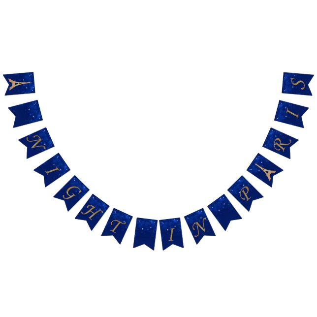 A Night In Paris Party Bunting Banner (All)