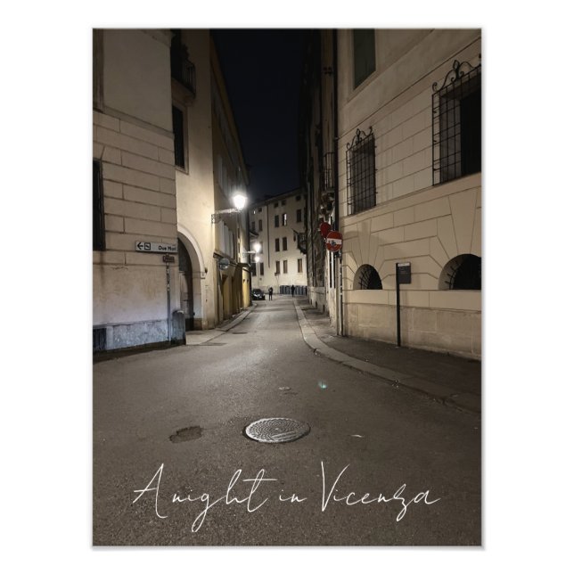 A night in Vicenza Photo Print (Front)