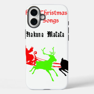 A Night of Christmas Carols and Songs Hakunamatata iPhone 16 Plus Case