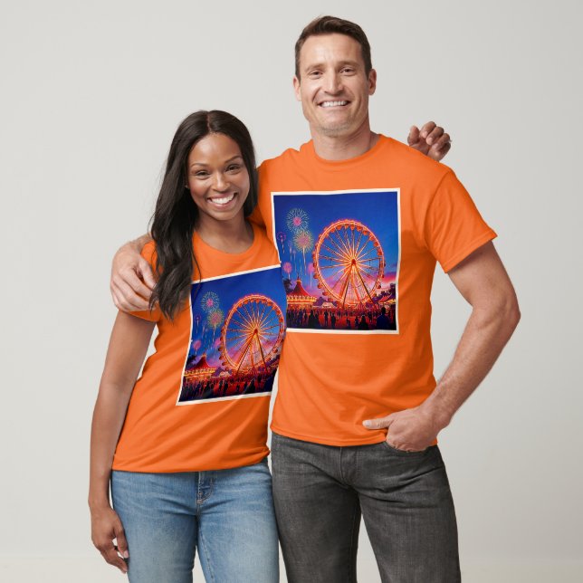 A Night of Festive Lights Design T-Shirt (Unisex)