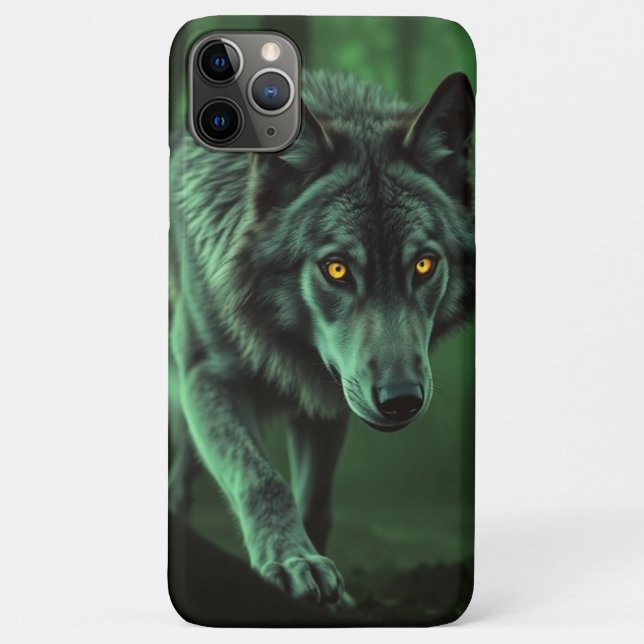 A Night Wolf: The Alpha of the Forest Case-Mate iPhone Case (Back)