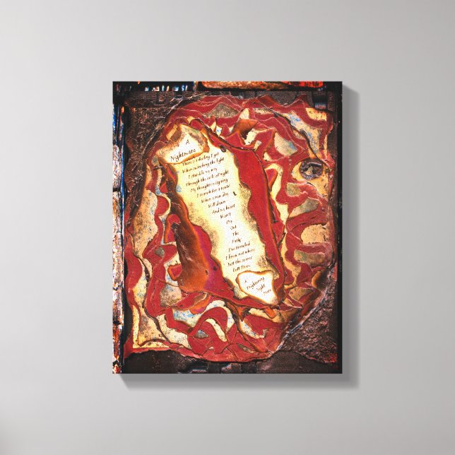 A Nightmare Canvas Print (Front)