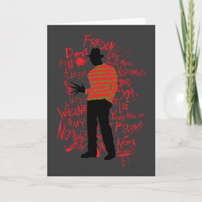 A Nightmare on Elm Street | Don't Fall Asleep Card (Front)