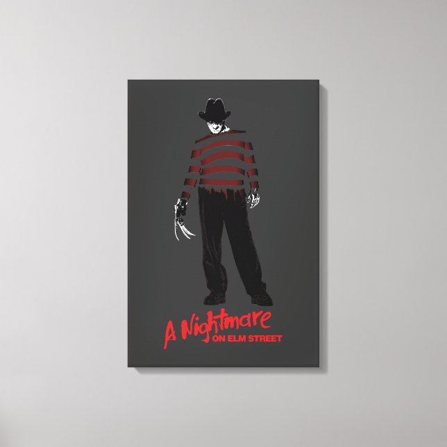 A Nightmare on Elm Street | Freddy Krueger Canvas Print (Front)