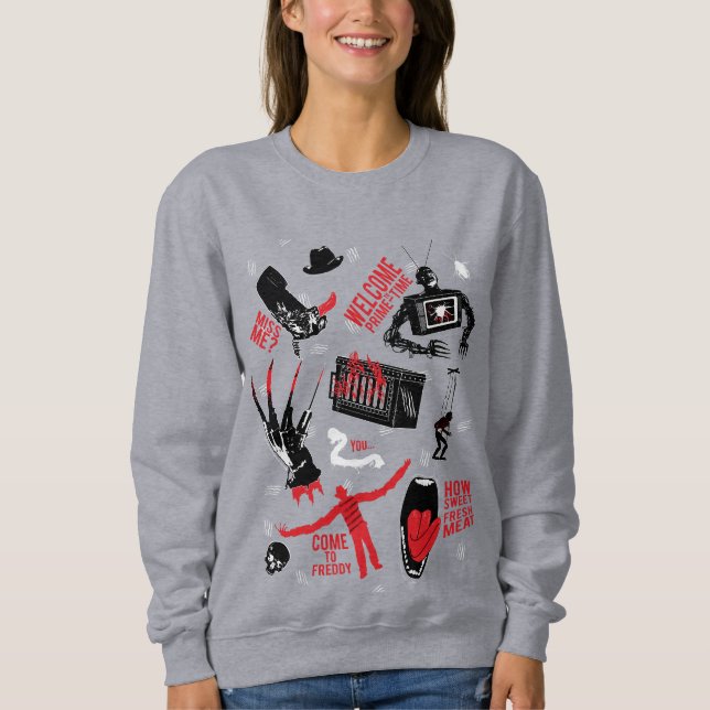 A Nightmare on Elm Street | Freddy Krueger Talk Sweatshirt (Front)