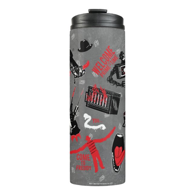 A Nightmare on Elm Street | Freddy Krueger Talk Thermal Tumbler (Front)