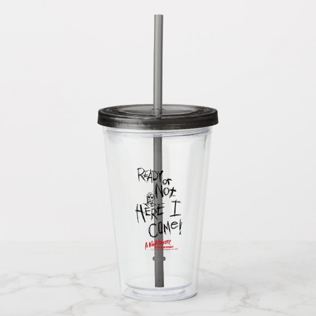 A Nightmare on Elm Street | Here I Come Acrylic Tumbler (Front)