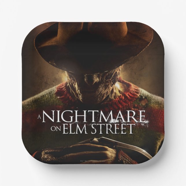 A Nightmare on Elm Street | Movie Poster Paper Plate (Front)