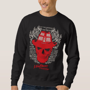 A Nightmare on Elm Street   They Tried To Burn Me Sweatshirt