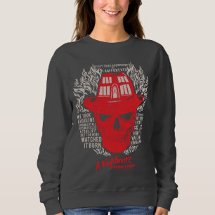 A Nightmare on Elm Street   They Tried To Burn Me Sweatshirt