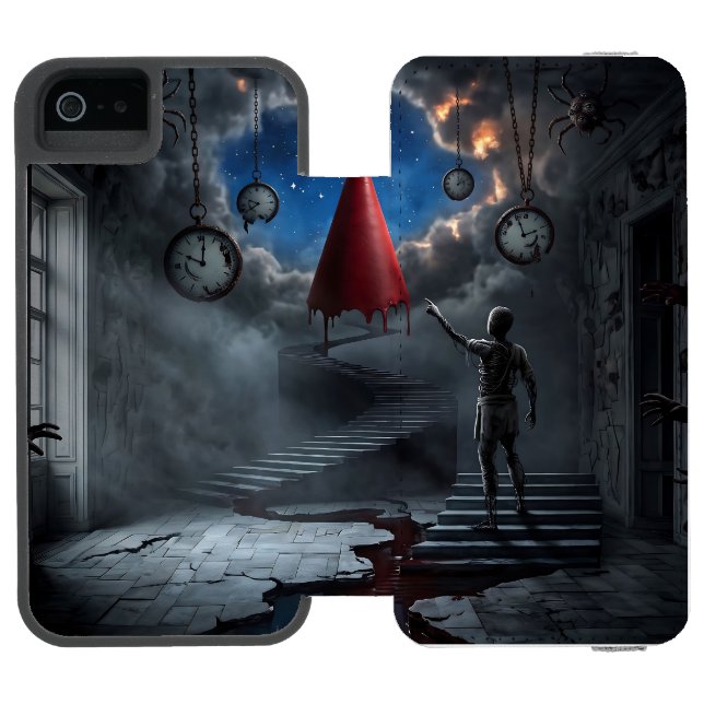 A Nightmare Visualised Incipio iPhone Wallet Case (Folio Open)