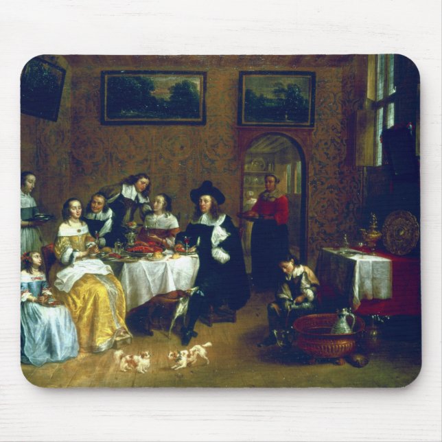 A Noble Family Dining Mouse Pad (Front)