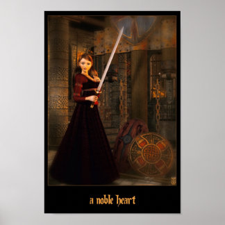 A noble heart poster