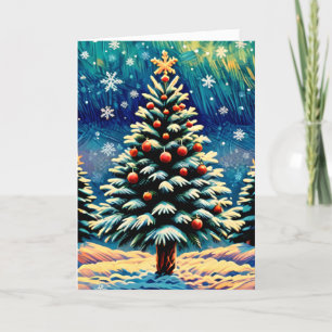 A Northern Lights Holiday Card