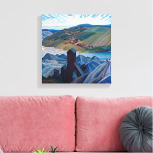 A Northern Silver Mine Franklin Carmichael Canvas Print