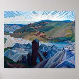 A Northern Silver Mine Franklin Carmichael Poster